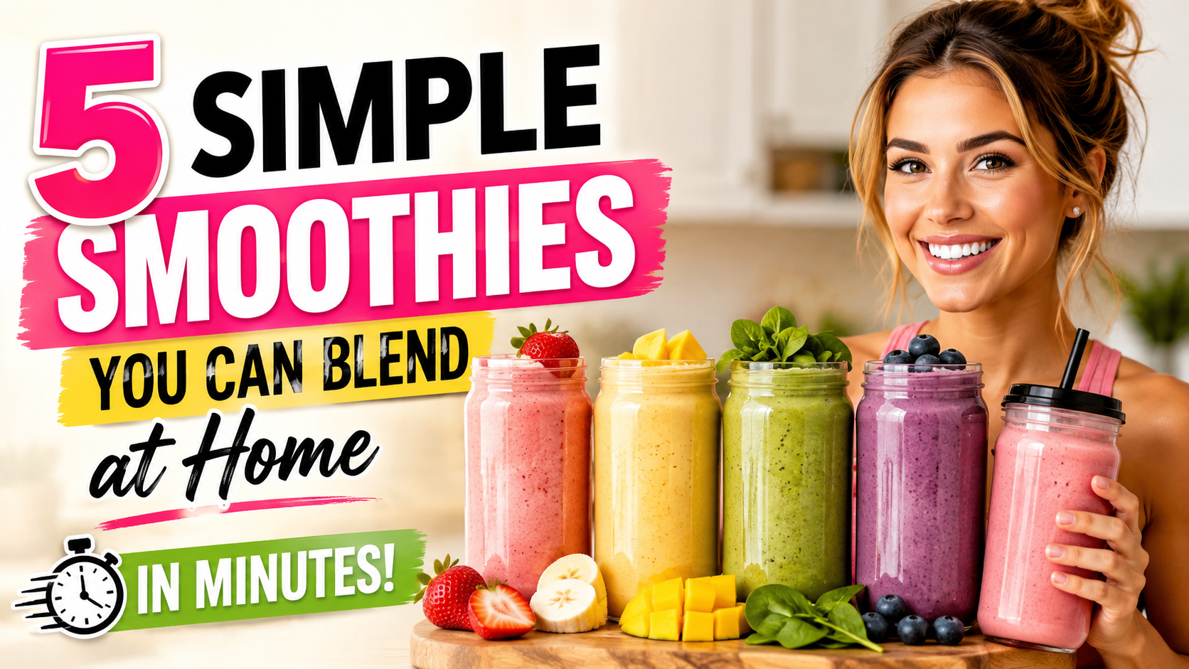 5 Simple Smoothies You Can Blend at Home in Minutes