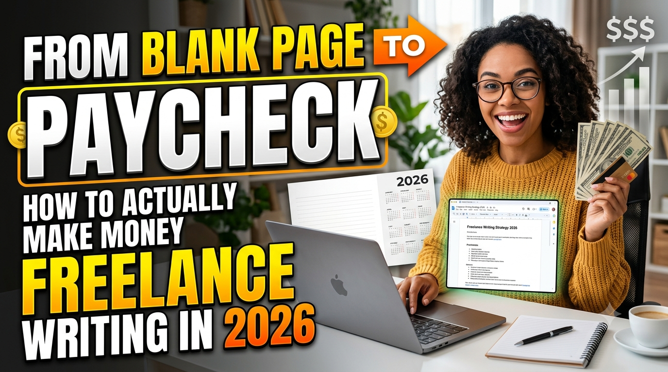 From Blank Page to Paycheck: How to Actually Make Money Freelance Writing in 2026