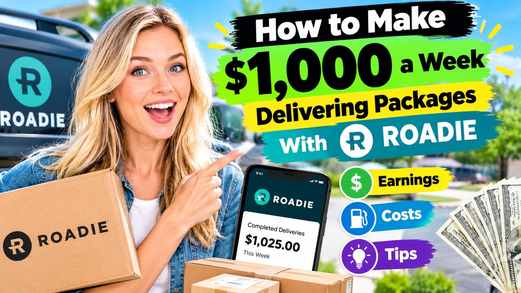 How to Make $1,000 a Week Delivering Packages With Roadie