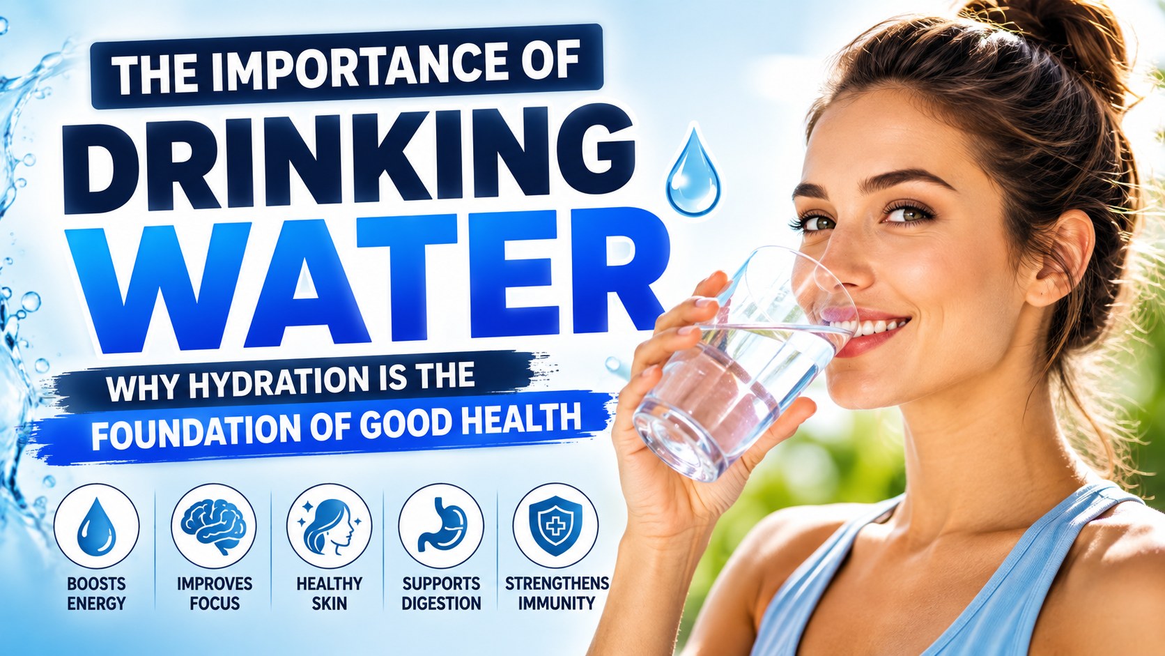 The Importance of Drinking Water: Why Hydration Is the Foundation of Good Health